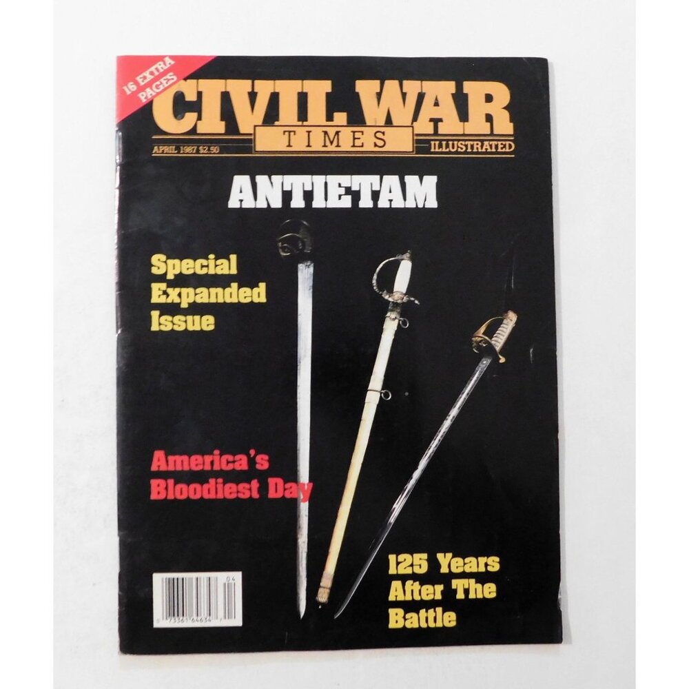 Civil War Times Illustrated Magazine April 1987 Antietam Special Issue